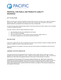 Life insurance corporation of india. Proposal For Public And Products Liability Insurance