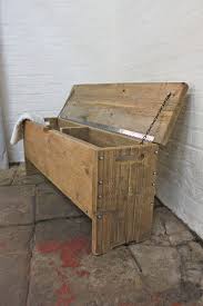 Millar Recupere Echafaudage Planche Rangement Banc Boite De Literie Toy Box Fait Sur Mesure Meubles Par Www Urbangrain Co Uk Caixa De Lenha Bau De Madeira E Bau De Palete