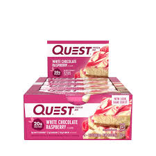 Quest Quest Bar White Chocolate Raspberry Gnc