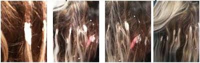 Apply shampoo to the hair in a downward motion from the top to the ends of extensions. Aftercare