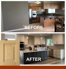 u shaped kitchen remodel before and