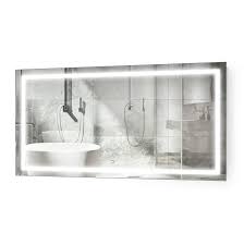 Freshen up in a flash with our top vanity and mirror picks for your bathroom remodel. Icon 54 X 24 Led Bathroom Mirror W Dimmer Defogger Lighted Vanity Mirror Krugg Reflections Usa