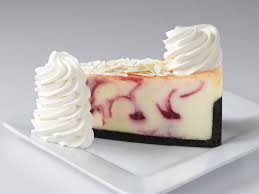 This particular white chocolate cheesecake will be enjoyed at a class lunch to mark the end of the term. White Chocolate Raspberry Truffle The Cheesecake Factory