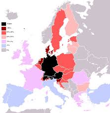 Knowledge Of German In The Eu Europe Map Amazing Maps Historical Maps