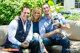 Brandon Mcmillan With The Hosts Of Home And Family On The Hallmark Channel He Stopped By To Talk About His New Book And All T Lucky Dog Shelter Dogs New Books