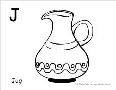Print alphabet coloring pages for free and color our alphabet coloring! Letter J Writing And Coloring Sheet