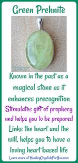 Prehnite Meaning Enhances Precognition Helps You Be Prepared Prehnite Crystals And Gemstones Magical Stones