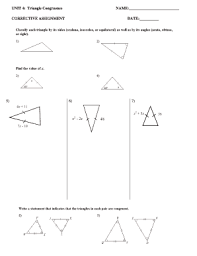 If two sides and the included angle of one triangle are congruent to two sides and the included angle of a second triangle, then the two triangles are. 6 2 Proving Similar Triangles Corrective Assignment Answer Key Fill Online Printable Fillable Blank Pdffiller