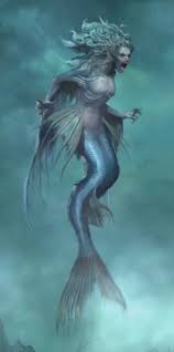 Awesome Scary Mermaid Scary Mermaid Evil Mermaids Dark Mermaid
