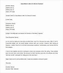 Have a look at this sample letter with writing instructions and download the letter template no. Service Contract Termination Letter Sample Doc Search
