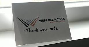 Thank You Notes - West Des Moines Community Schools