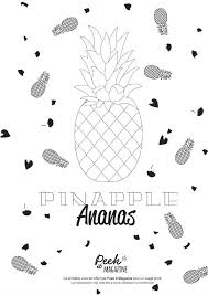 Coloriage Ananas Peekitmagazine Coloriage Ananas Dessin Coloriage Kawaii