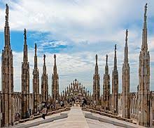Inside, the huge duomo di milano boasts five broad naves, and massive choir windows. Milan Cathedral Wikipedia