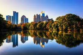 Aerial of midtown atlanta skyline. 6 Things To Do In Midtown Atlanta With Kids Atlanta Parent