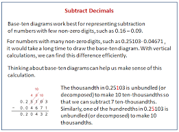 In this video, i'll show you how to subtract with zeros. Adding And Subtracting Decimals With Many Non Zero Digits