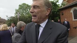 Sir Henry Cooper funeral; Sir Trevor Brooking interview SOT Bruce... Stock  Footage Video