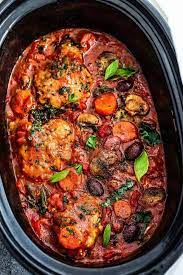 Slow Cooker Chicken Cacciatore The Recipe Critic