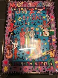 The montreux jazz festival takes place for two weeks every summer in switzerland, on the shores of lake geneva. Poster Montreux Jazz Festival 1997 Kaufen Auf Ricardo