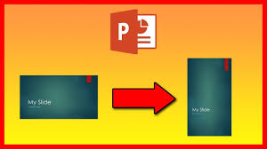 How To Change From Landscape To Portrait In Powerpoint 2016 Youtube