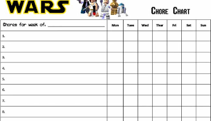 Chore Chart Template Archives Template Sumo
