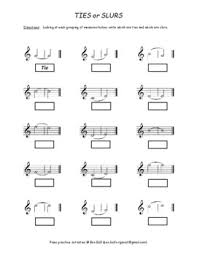 Tied notes are held for the length of both notes; Music Ties Or Slurs By Ben Ball Piano Music And Activities Tpt