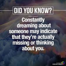 Constantly Dreaming About Someone Psychology Fun Facts Physiological Facts Psycho Facts