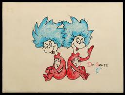 Thing 1 and thing 2. Dr Seuss Thing 1 Thing 2 Mutualart