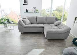 Wohnlandschaft Genua Mittelgrau Grau 25 Rabatt 250cm Breit Polstergarnituren Ecksofa Ecksofas Sofa
