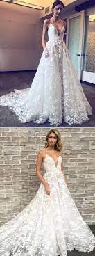 Beim abrufen der übersetzung ist ein problem aufgetreten. A Linie Spahettitrager Spitze Hochzeitskleid Mit Taschen Brautkleid Mit Taschen Hochzeitskleid Einfach Hochzeitskleid