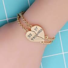 5pcs boho woven sunflower bracelets for women teens girls boy kids couple handmade wrap rope charm beach surf braided adjustable strings boyfriend girlfriend mother daughter friendship gifts. Buy 2 Best Friend Bracelets For 2 Bff Boy And Girl Charm Matching Bestie Friendship Online In Taiwan 254425712544