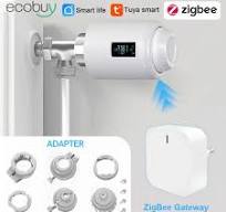 Tuya Smart Home Zigbee Thermostatic Valve Radiator Zigbee Thermostat Wifi  Heating Thermostatic Head Tuya TRV Google Home Alexa - AliExpress 13