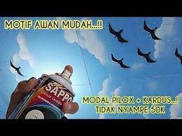 How To Draw Clouds On The Roof Easy Cara Cepat Mengecat Awan Di Atap Plafon Mudah 3d Youtube Gambar Awan Awan Lukisan Awan