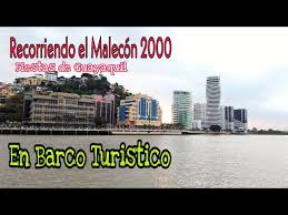 Malecon 2000 Guayaquil una Vista desde el Rio Guayas Fiestas de Fundacion  Julio 2021 - YouTube