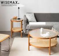 ‫WISEMAX ריהוט מודרני יצרן רהיטים מוצק עץ וזכוכית שילוב קפה ערכות שולחן קפה  שולחן עם צד שולחן‬‎