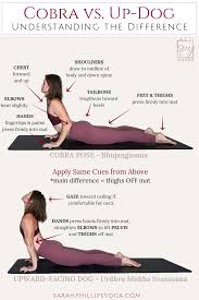 Cobra Vs Up Dog Up Dog Up Dog Yoga Different Types Of Yoga