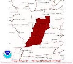 The category zero twister, the weakest category, moved across the city's west side for four editor's note: Initial List Of Counties In Spc Tornado Watch 24 Wou