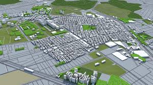 Mexico City 3d Model 50km Mexico City City Model City