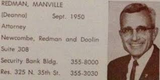 Manville Robert Redman (1925-2009)