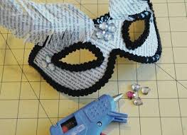 How To Make A Mask Recycled Masquerade Mask Step 8 Masquerade Mask Diy Diy Mask Masquerade Mask
