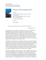 Keep your mind engaged for hours with this association game and put your brain to work. Pdf Therapy As A New Language Game Tom Strong Academia Edu