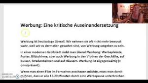 Wenn ihr das beispiel für den modellsatz 1 anschaut und mit dem beispiel für modellsatz 2 vergleicht hilft es euch vielleicht zu verstehen wie die textproduktion immer nach dem gleichen schema erstellt werden kann. Werbung Schriftlicher Ausdruck C1 Prufungsvorbereitung C1 Youtube