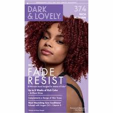 If dark and lovely ever releases a hair chalk or anything similar, i would also experiment with it. Dark Lovely 374 Rich Auburn Fade Resist Hair Color 1 Ct Fry S Food Stores