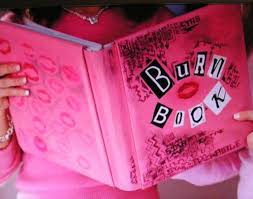 Using the decorative paper or images you may have selected, cut and glue them onto the cardstock. Mean Girl S Burn Book Halloween Costume Diy Life Unsweetened