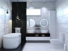 3d floor plans give you the facility to organize your bathroom and all the pieces around, before actually buying them. 3d Visualization Bathroom Design In Two Versions 3dlancer Net