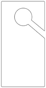 Now you can insert images and text without worrying about important details getting trimmed off during printing. Door Hanger Template Door Hanger Template Hanger Decor Templates