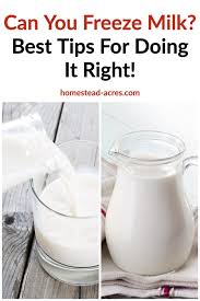How To Freeze Milk Large Or Small Batch Thawing Tips Recipe In 2020 Freezing Milk Milk Frozen