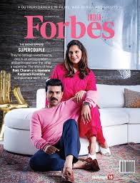 Ram Charan and Upasana's Glamour and Grace on the Forbes Cover | Ram Charan  and Upasana Grace on the Forbes Cover