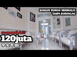 Denah/desain rumah merupakan bagian dari perencanaan dan menjadi sebuah gambaran hunian seperti apa yang diinginkan. Biaya Bangun Rumah Minimalis 9x8 120juta Serba Luas Serba Mewah Youtube