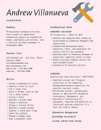 Handyman Resume Samples Templates Pdf Doc 2021 Handyman Resumes Bot