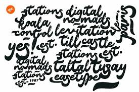 Set of vector letters written by brush pen. Top 10 Free Lettering Fonts You Need To Own